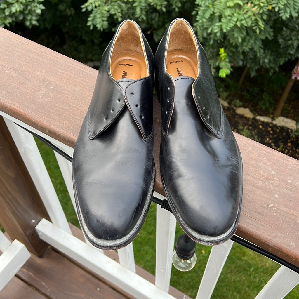 Johnston& Murphy Sheep Skin Dress Shoes